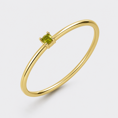 Anniversary Month Birthstone Ring