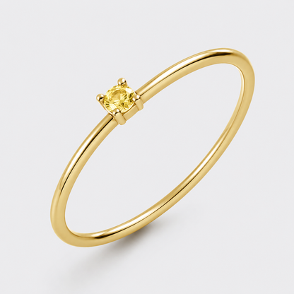 Anniversary Month Birthstone Ring