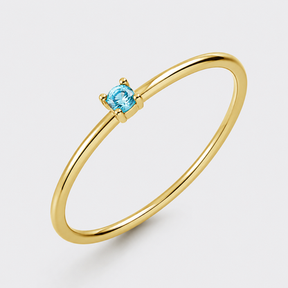 Anniversary Month Birthstone Ring