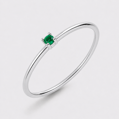 Anniversary Month Birthstone Ring