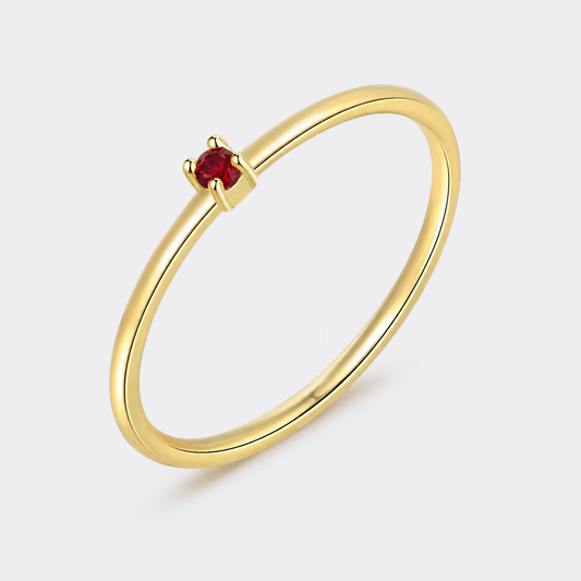 Anniversary Month Birthstone Ring