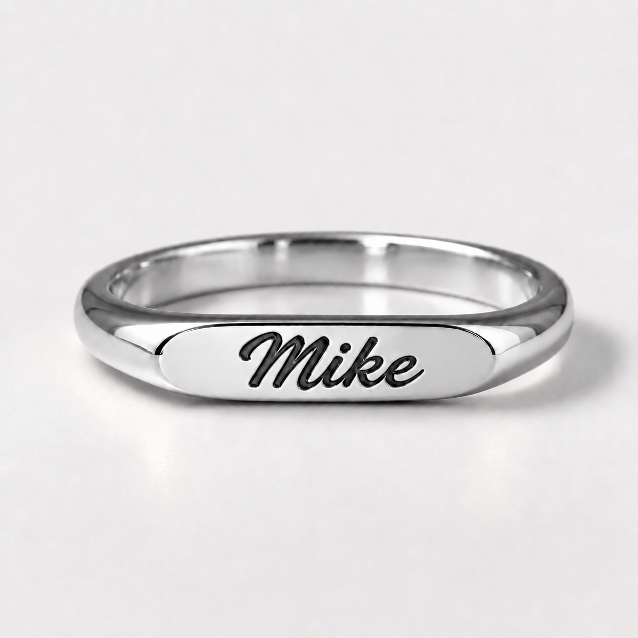 Engraved Name Ring