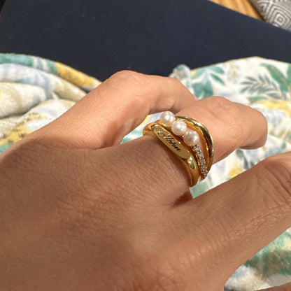 Engraved Name Ring